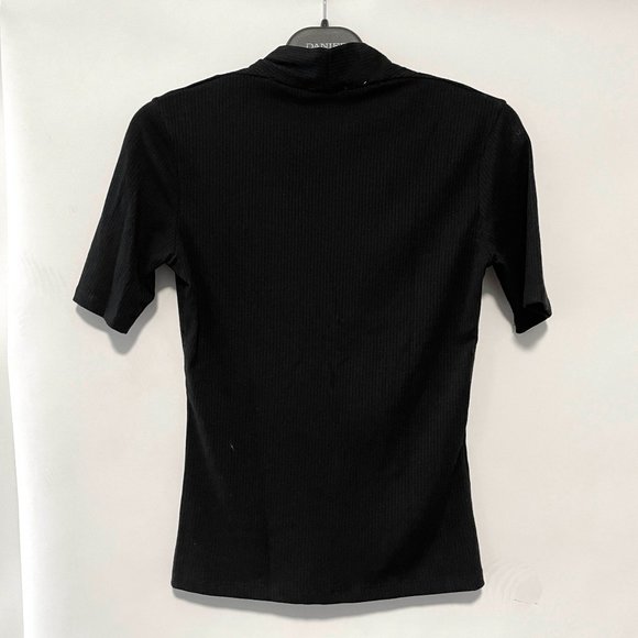 Zara Black Short Sleeved Top - Small - Picture 3 of 3